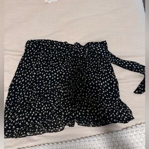 Urban outfitters ruffle polka dot skirt